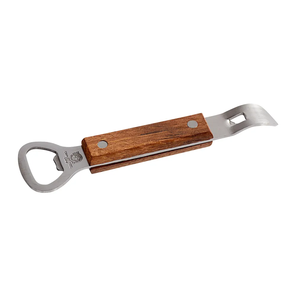 Dual-Ended Wood Bottle and Can Opener 6