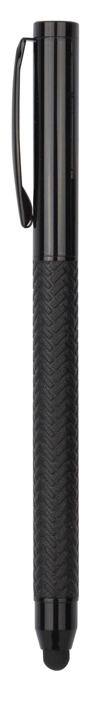 Premium Metal Gel Ink Pen with Stylus and Cap 2