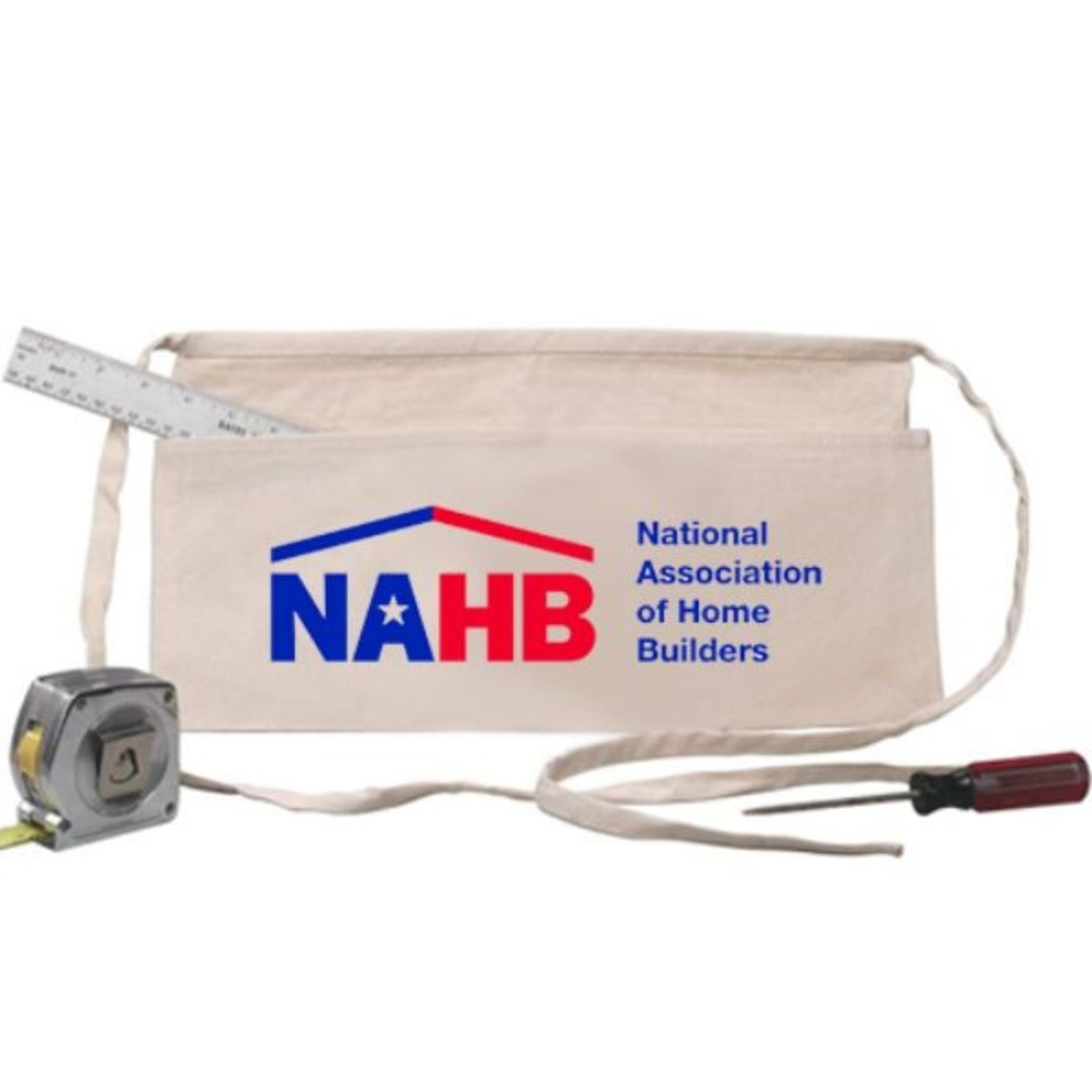 Utility Waist Apron w/ Custom Imprint & Two Front Pockets 3