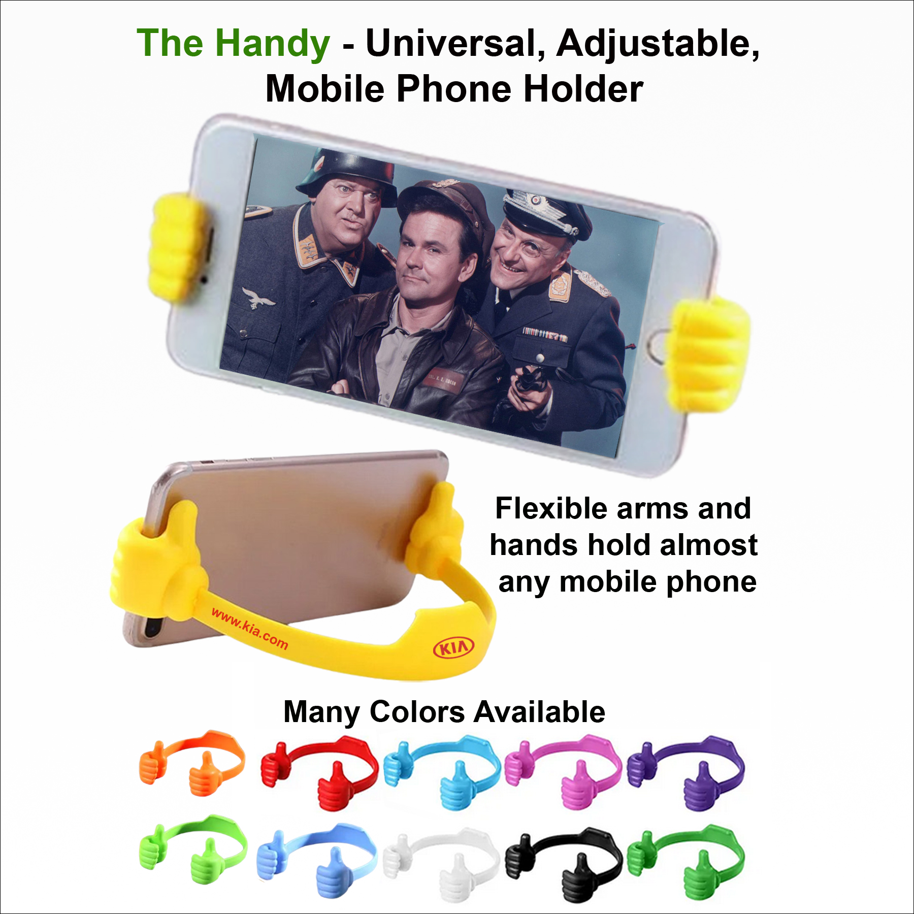 The Handy - Universal, Adjustable, Mobile Phone Holder