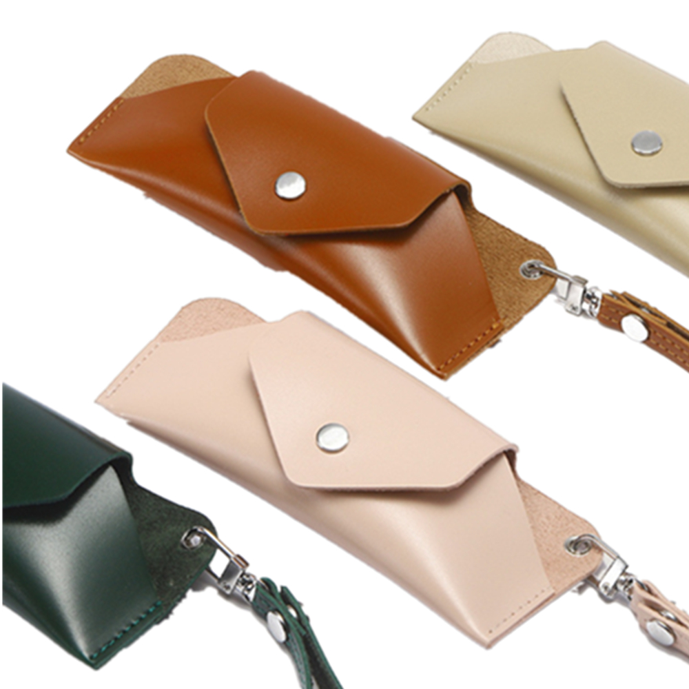 Leather Eyeglasses Holder With Lanyard 2