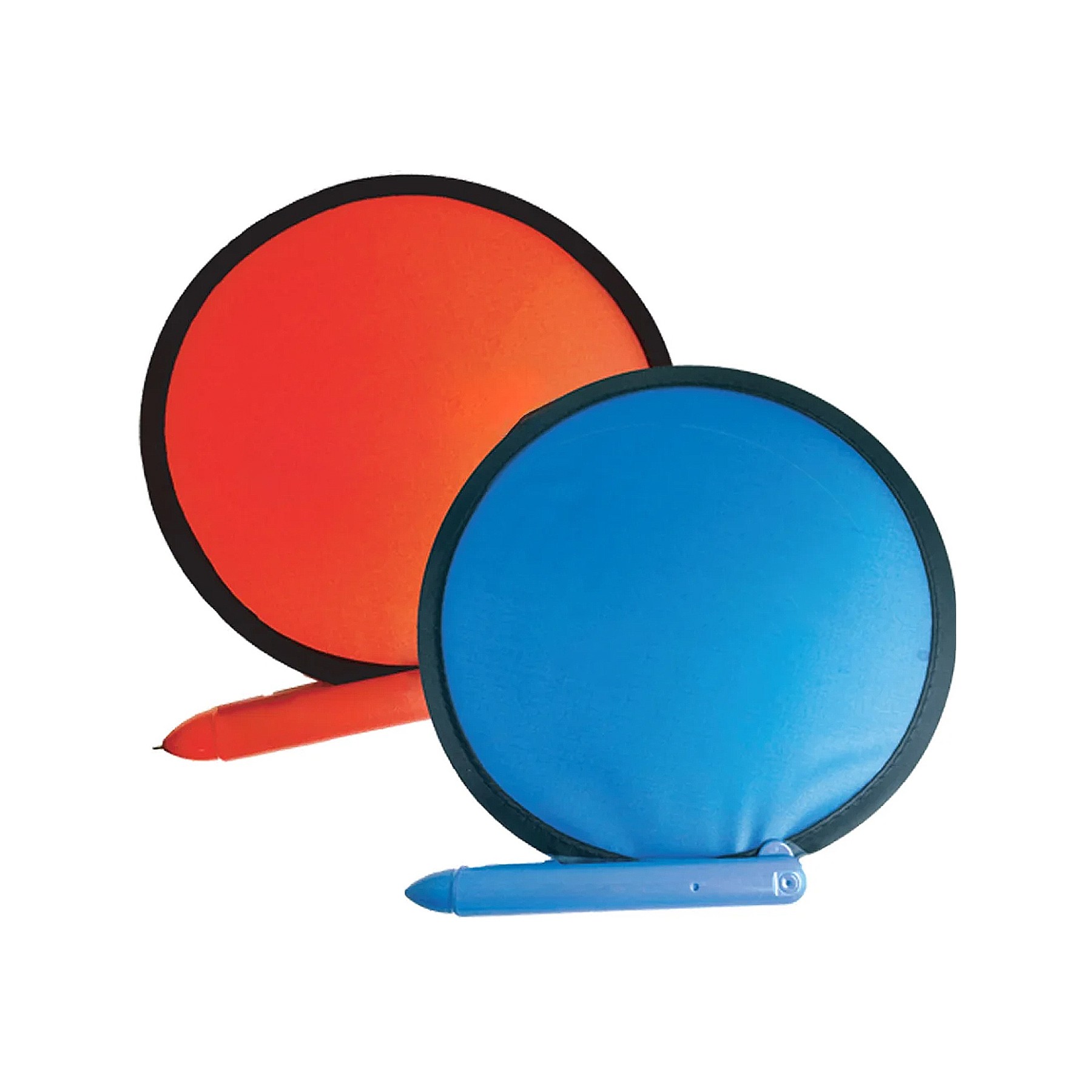 7" D Round Nylon Fan With Pen 3