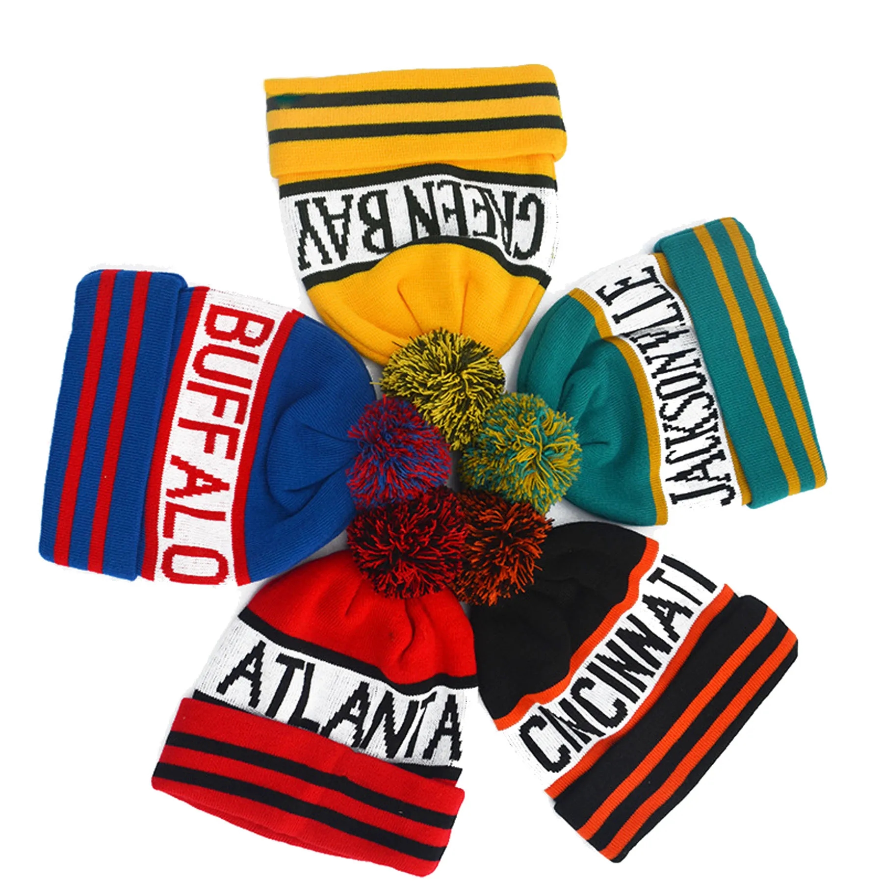 Custom Acrylic Knitted Fan Beanie 5