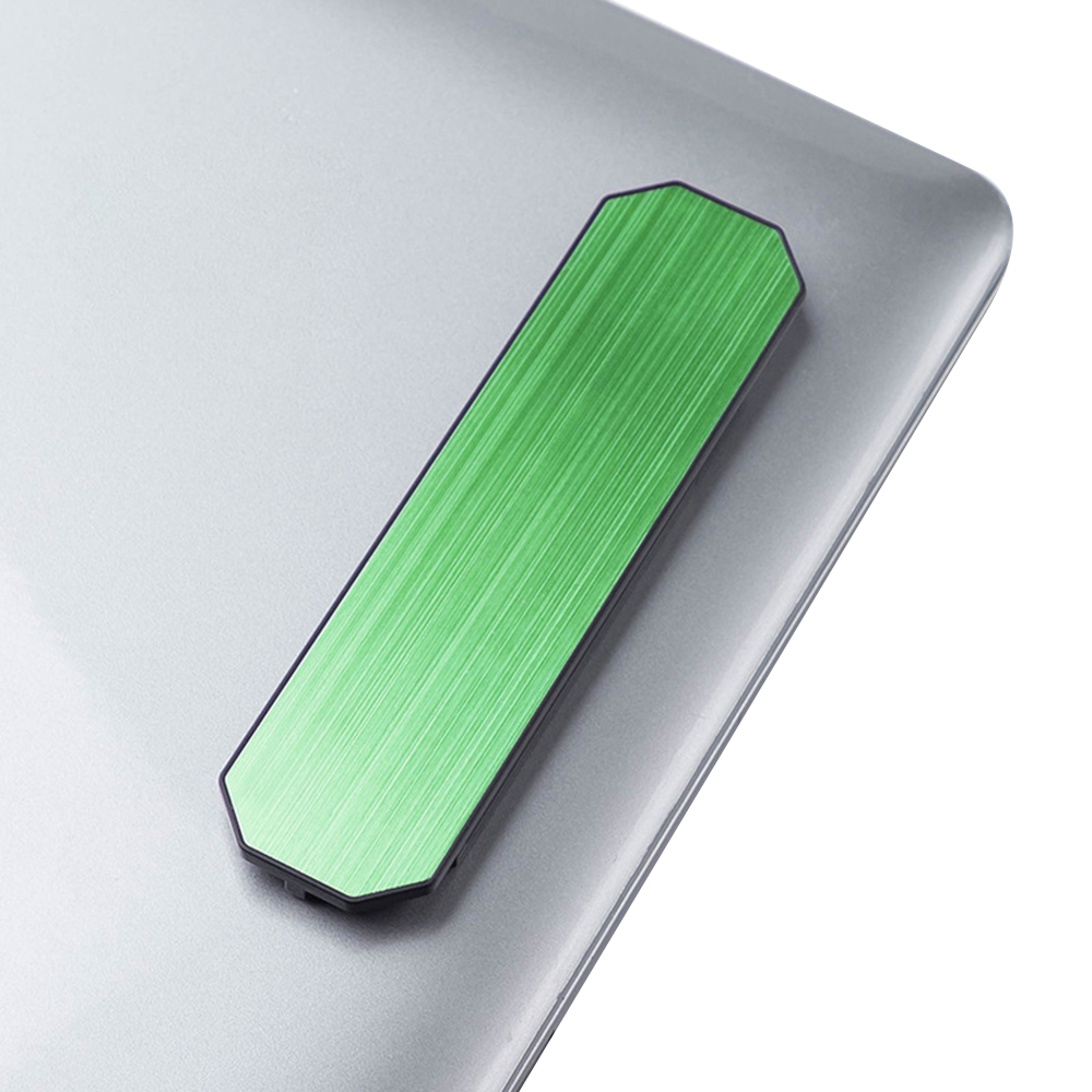 Striped portable plastic magnetic adhesive computer phone stand 8