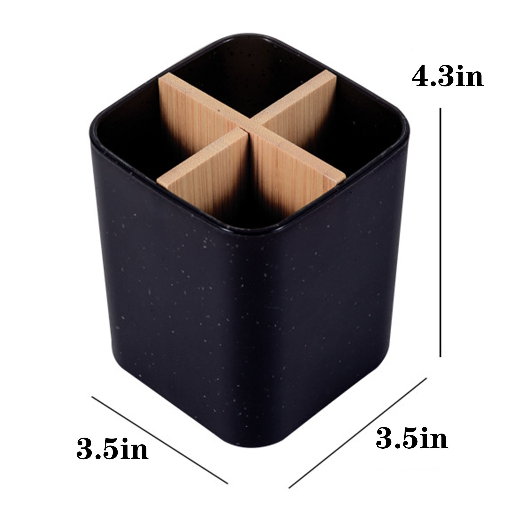 Bamboo Toothbrush Holder For Bathrooms 2
