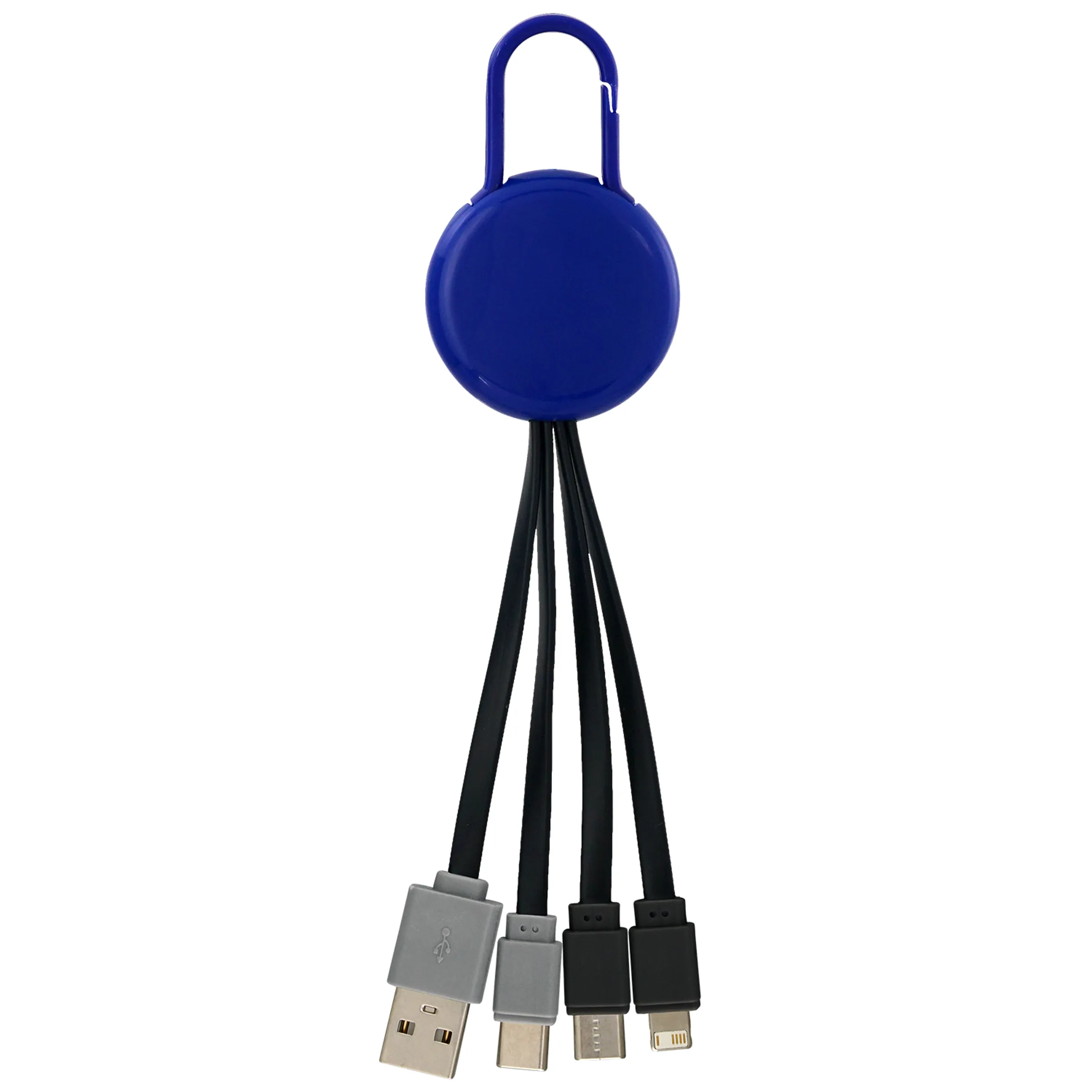 COLORFUL CLIP DUAL INPUT 3 IN 1 CHARGING CABLE 35
