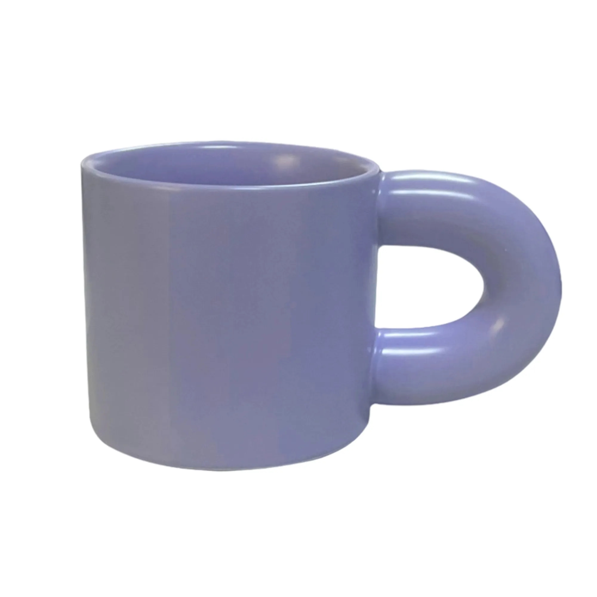 MOQ 50 11oz Chubby Ceramic Mug with Anti-Slip Base 4