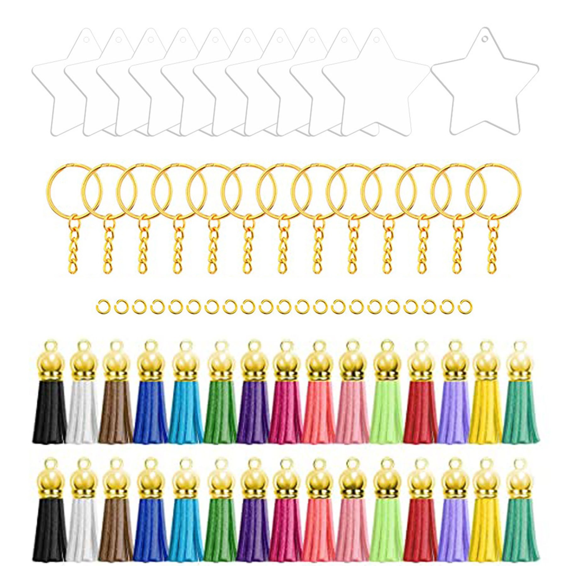120Pcs Acrylic Keychain Blanks For Vinyl Kit 4