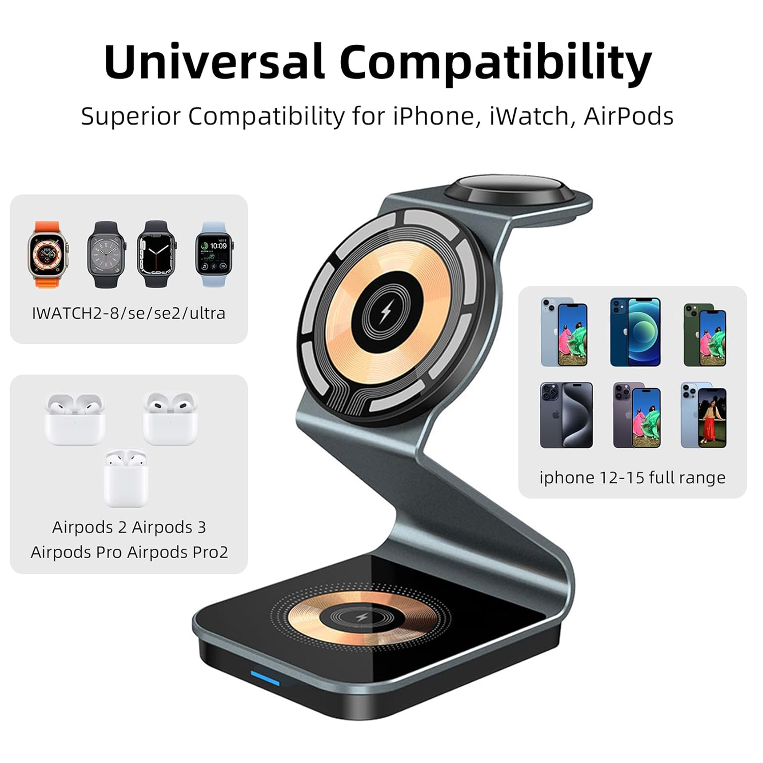 3 in 1 Wireless Charging Station 4