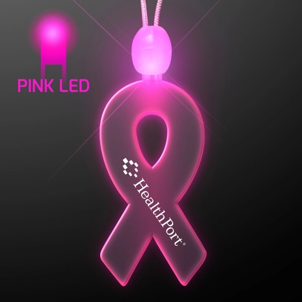 Light-up acrylic ribbon LED necklace 7