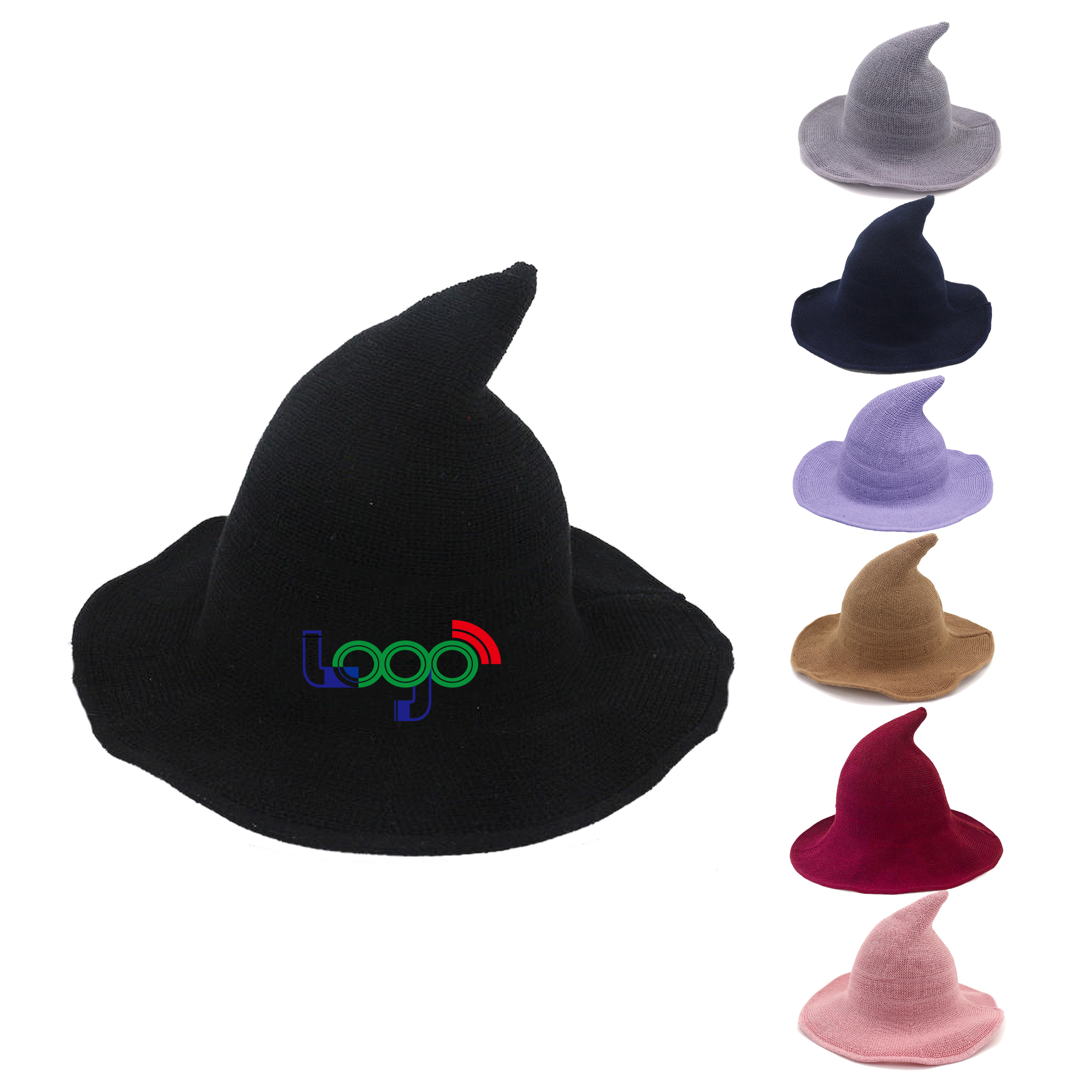 Foldable Witch Hat Versatile Style Halloween Wizerd Chic 5