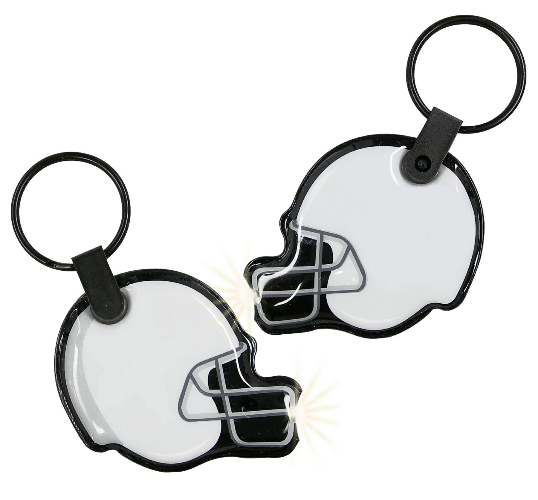 ShapeLights™ Color-A-Shape Key Ring Flashlight (Football Helmet)