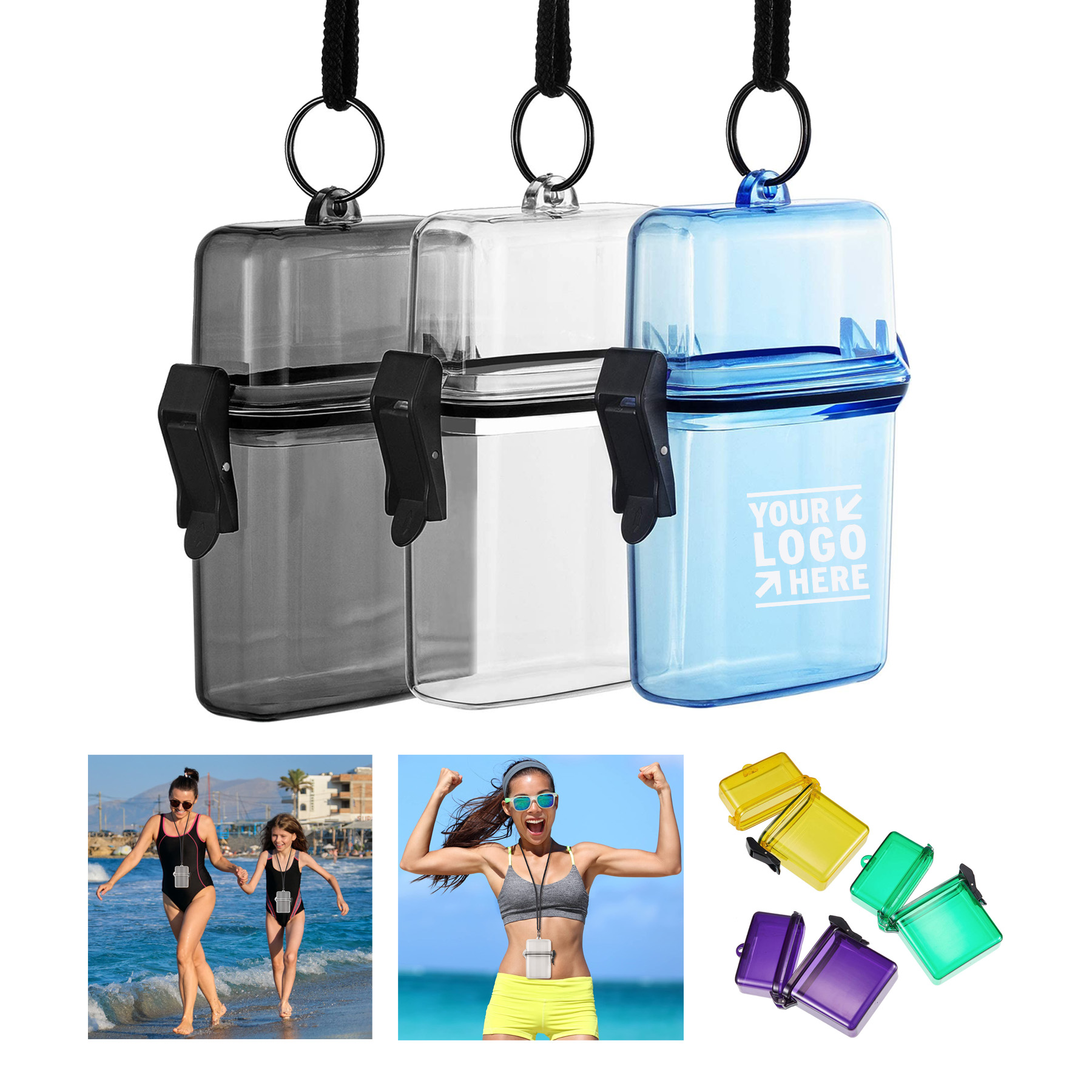 Waterproof Case ID Card Badge Holder