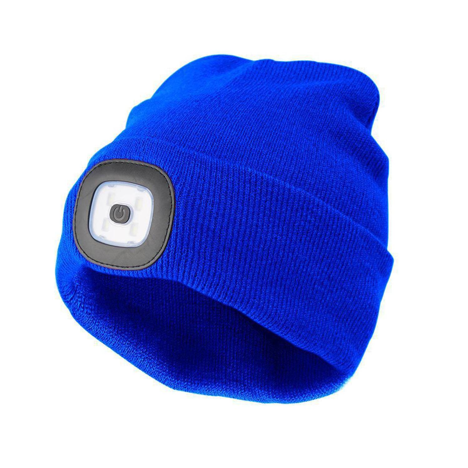 USB Rechargeable LED Acrylic Beanie Hat 4