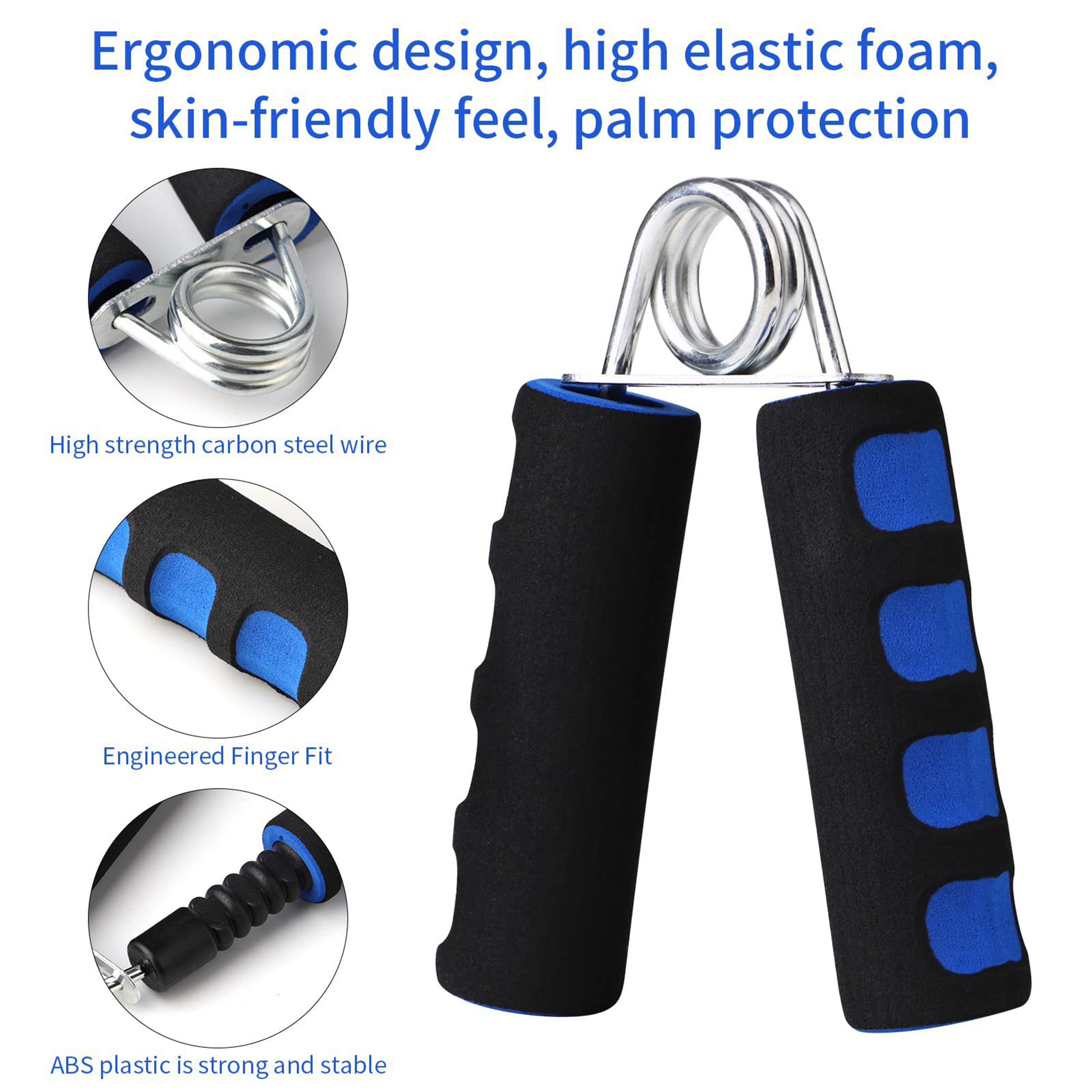 Polypropylene Type A Training Rehabilitation Grip Strength Device 11