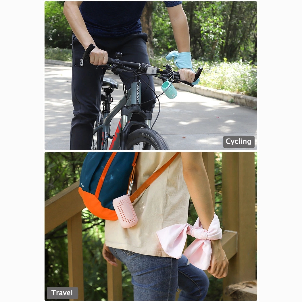 Outdoor Sports & Fitness Cooling Towel with Silicone Case 8