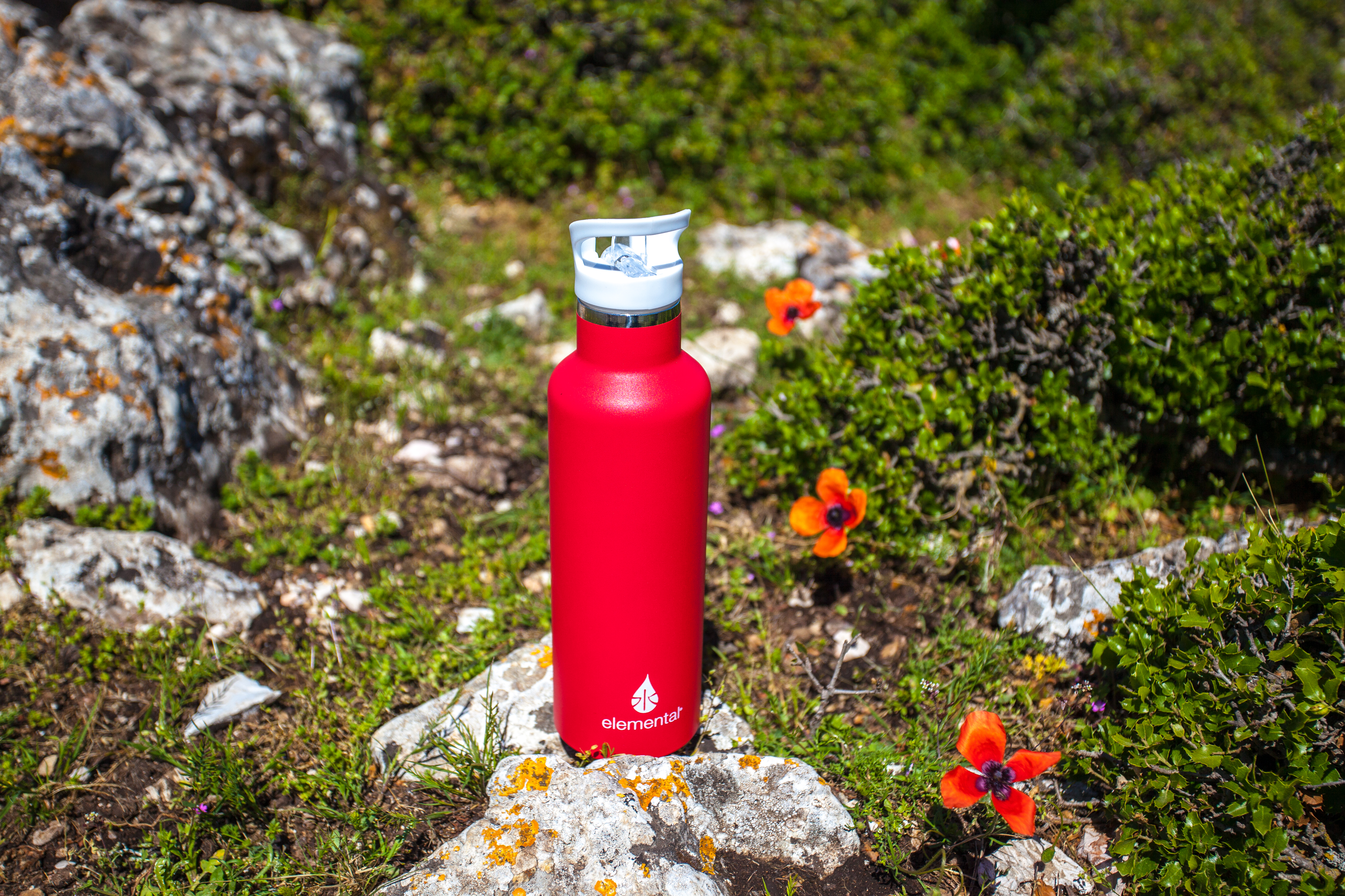 Elemental® 25oz Classic Sport Stainless Steel Water Bottle - Vacuum Insulated Canteen 20