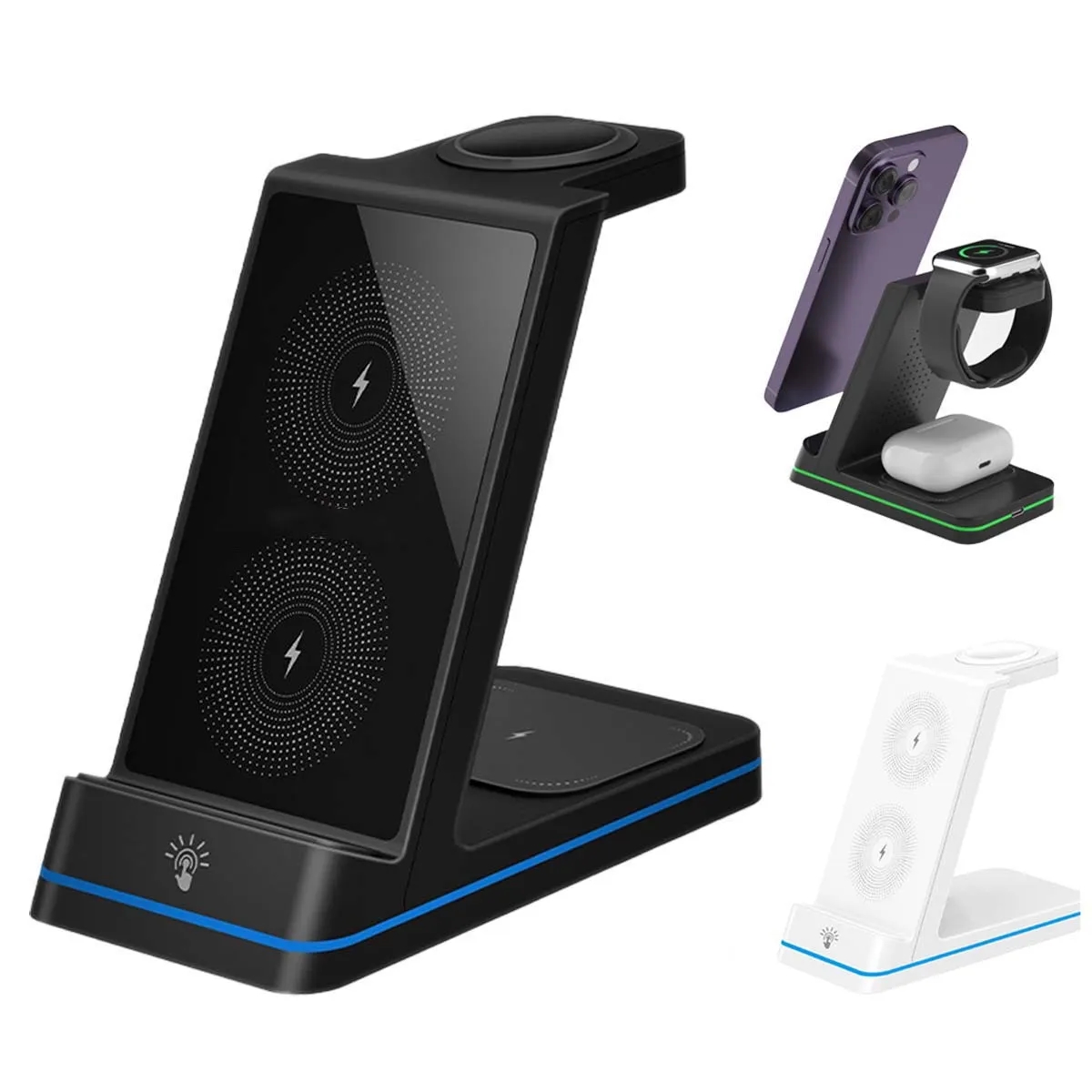 3-in-1 Wireless High Compatibility Fast Charging Station 2
