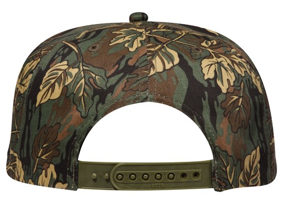 OTTO CAP® Camouflage 5 Panel Mid Profile Baseball Cap 18