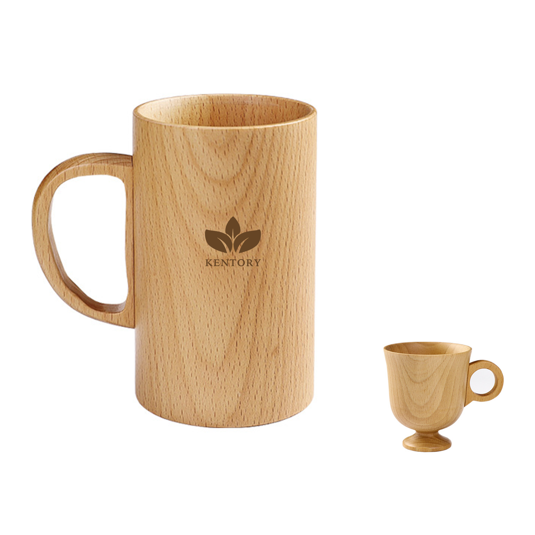 Wood Coffee Cups Handmade Mugs 1