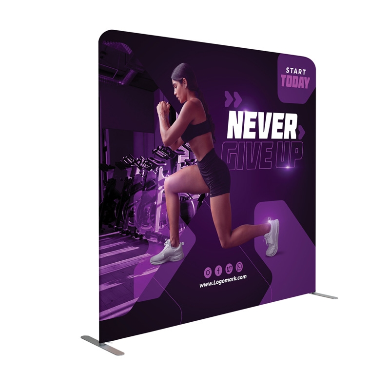 DisplaySplash Tension Fabric Display - 8' W x 7.5' H 12