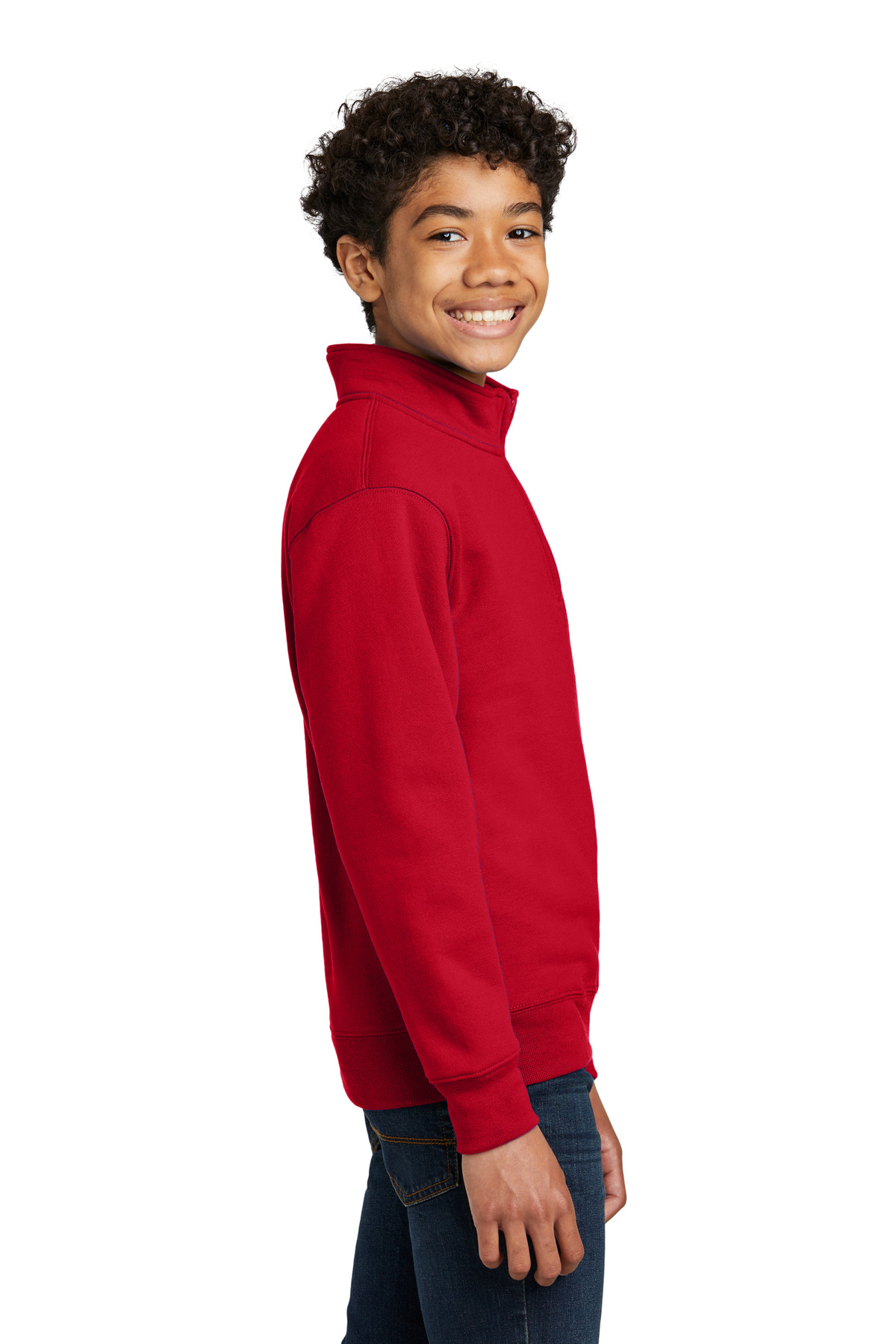 Port & Company® Youth Core Fleece 1/4-Zip Pullover Sweatshirt 30