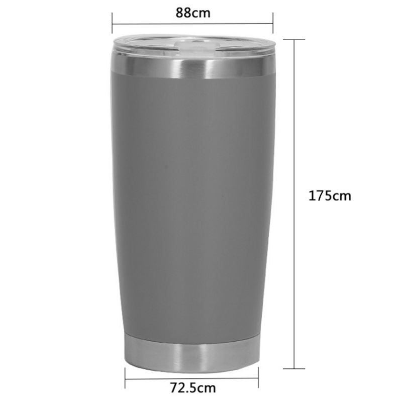 20oz Stainless Steel Vacuum Insulated Tumbler w/ Lid for Home/Office 9