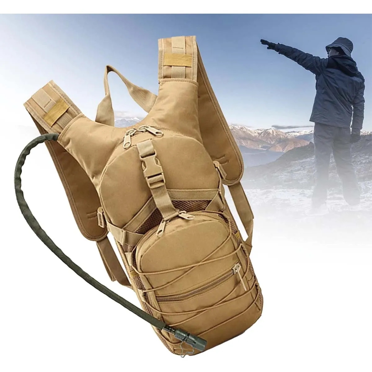 Custome 2.5L Multifunction Durable Running Hydration Pack 6