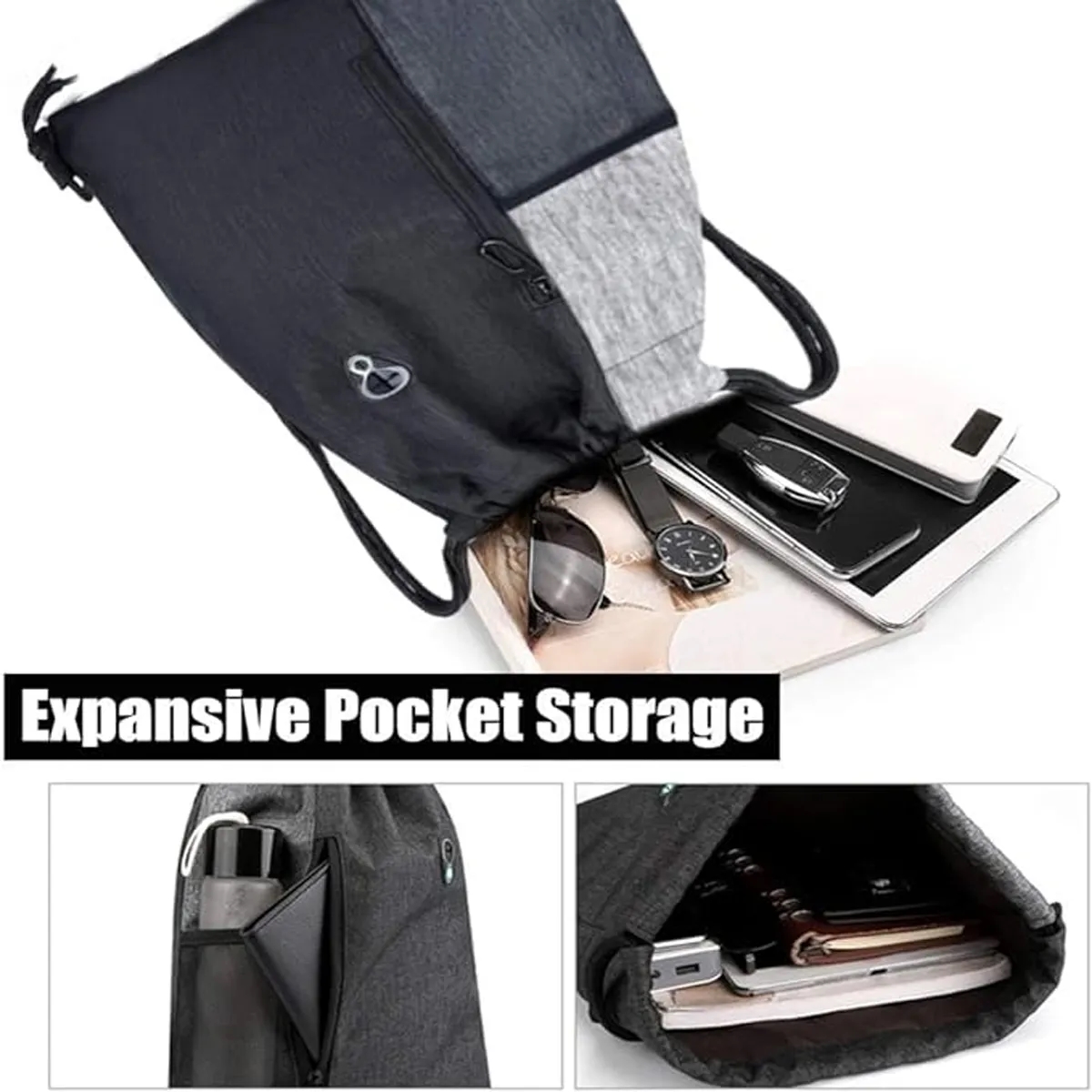 Lightweight Drawstring Backpack 2