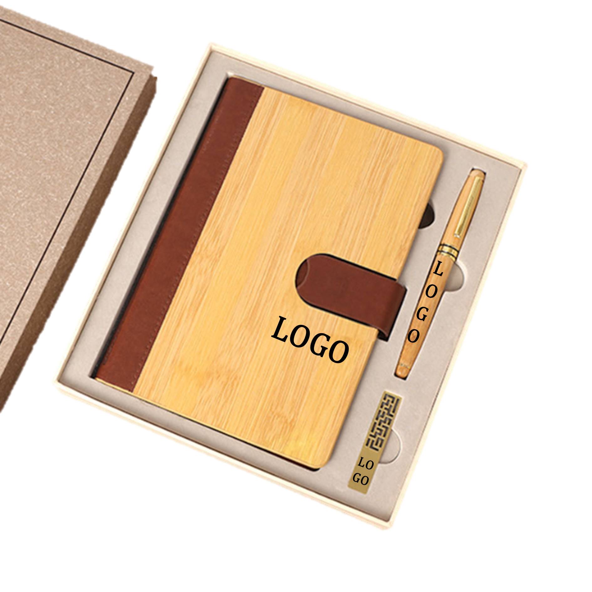 Business Set Hardcover Journal Pen And Flash Drive 1