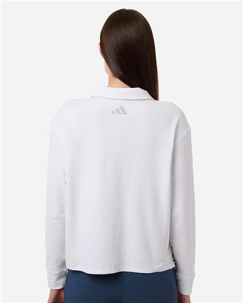 Women's Beyond Long Sleeve Loose Polo - A1008 10