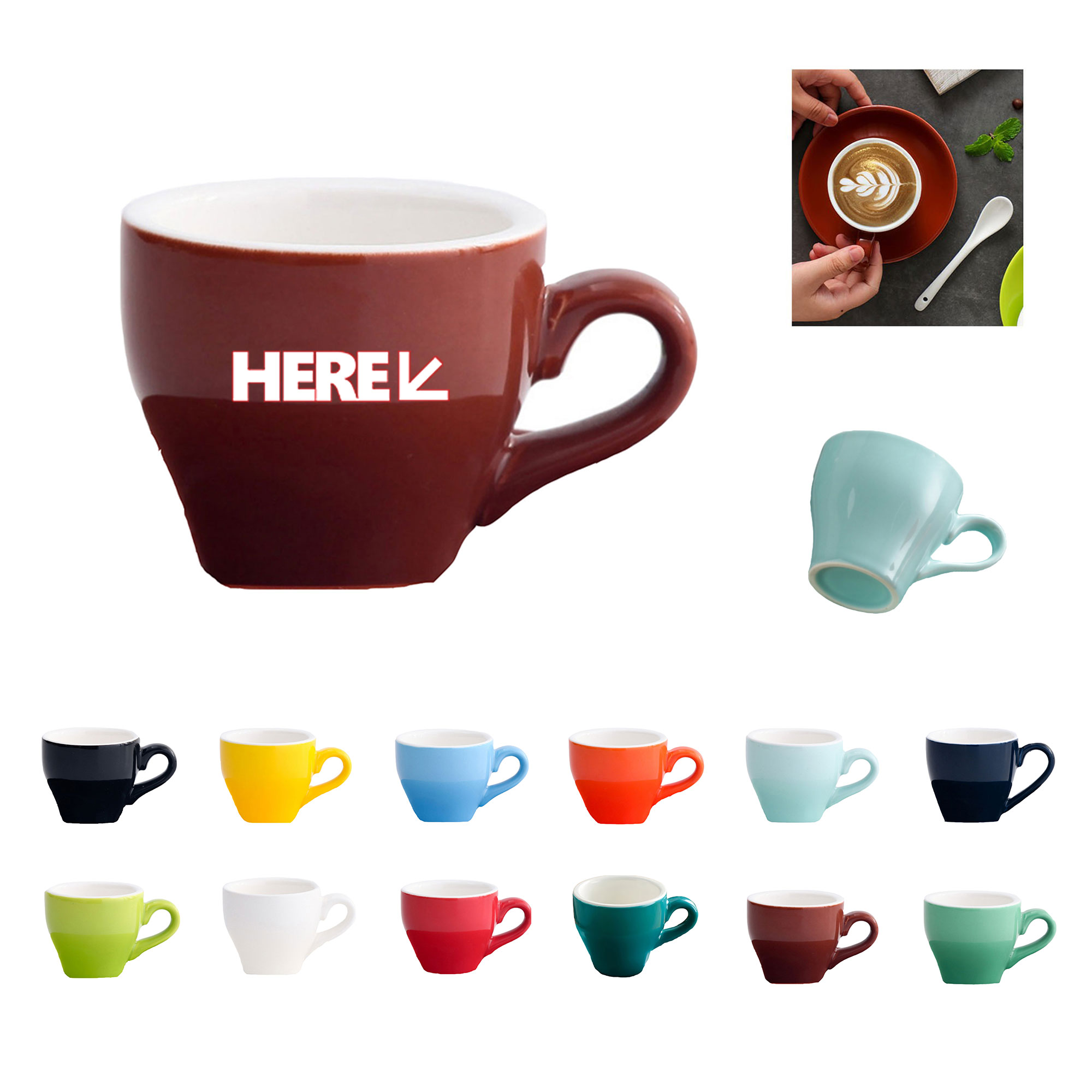 2.7oz Espresso Coffee Cups 4