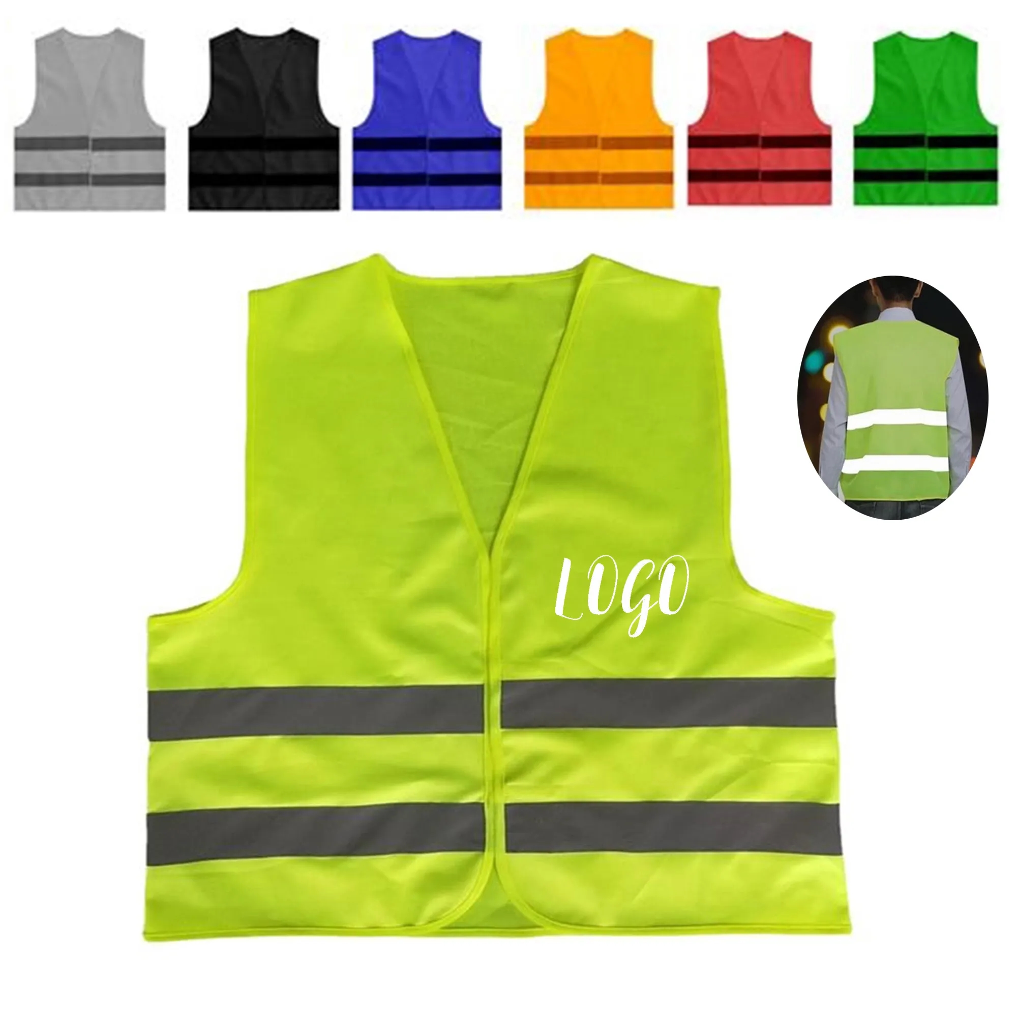 High Visibility Adult Reflective Safety Vest 5