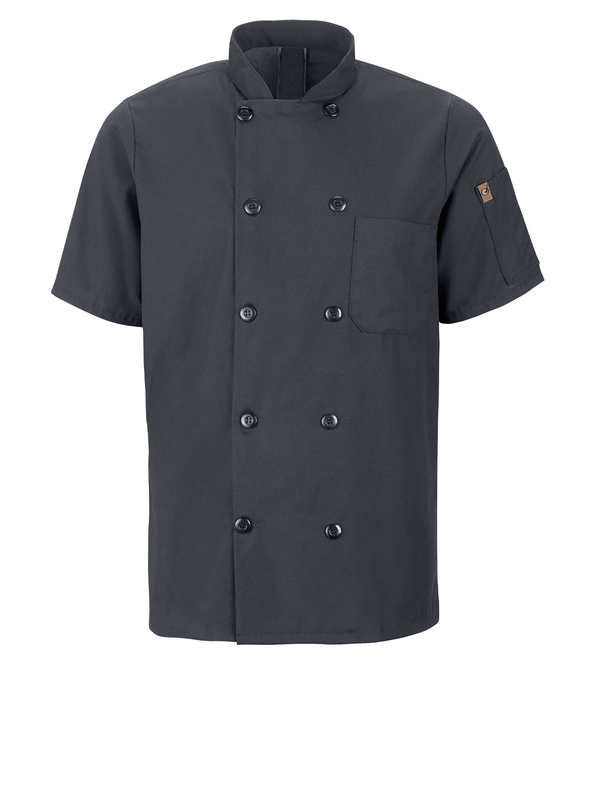 Red Kap Culinary - Men's Short Sleeve 29.5" Chef Coat with OilBlok + MIMIX™ 4