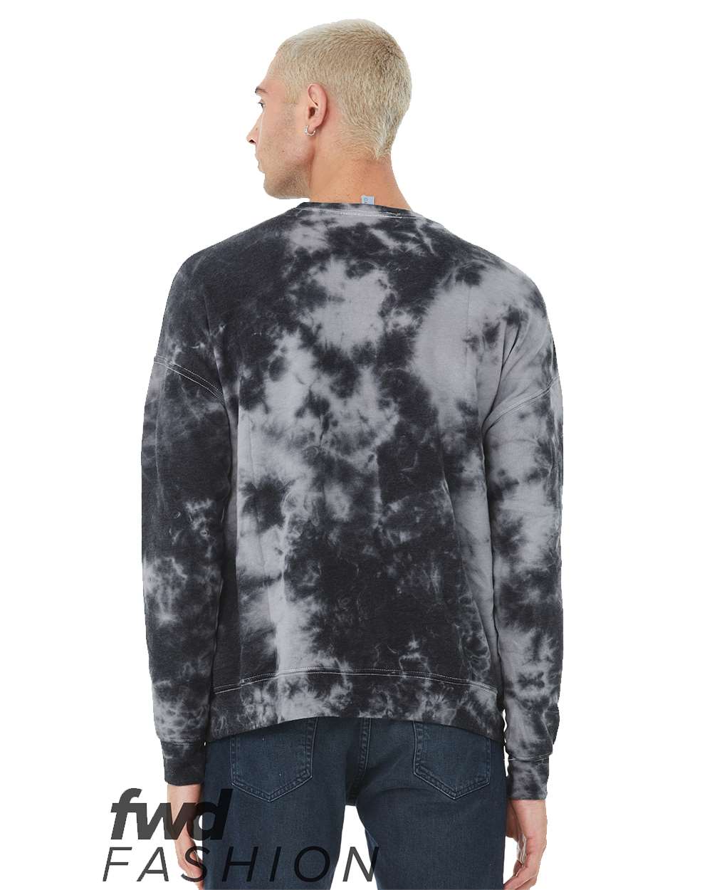 Unisex FWD Fashion Tie-Dyed Crewneck Sweatshirt - 3945RD 5