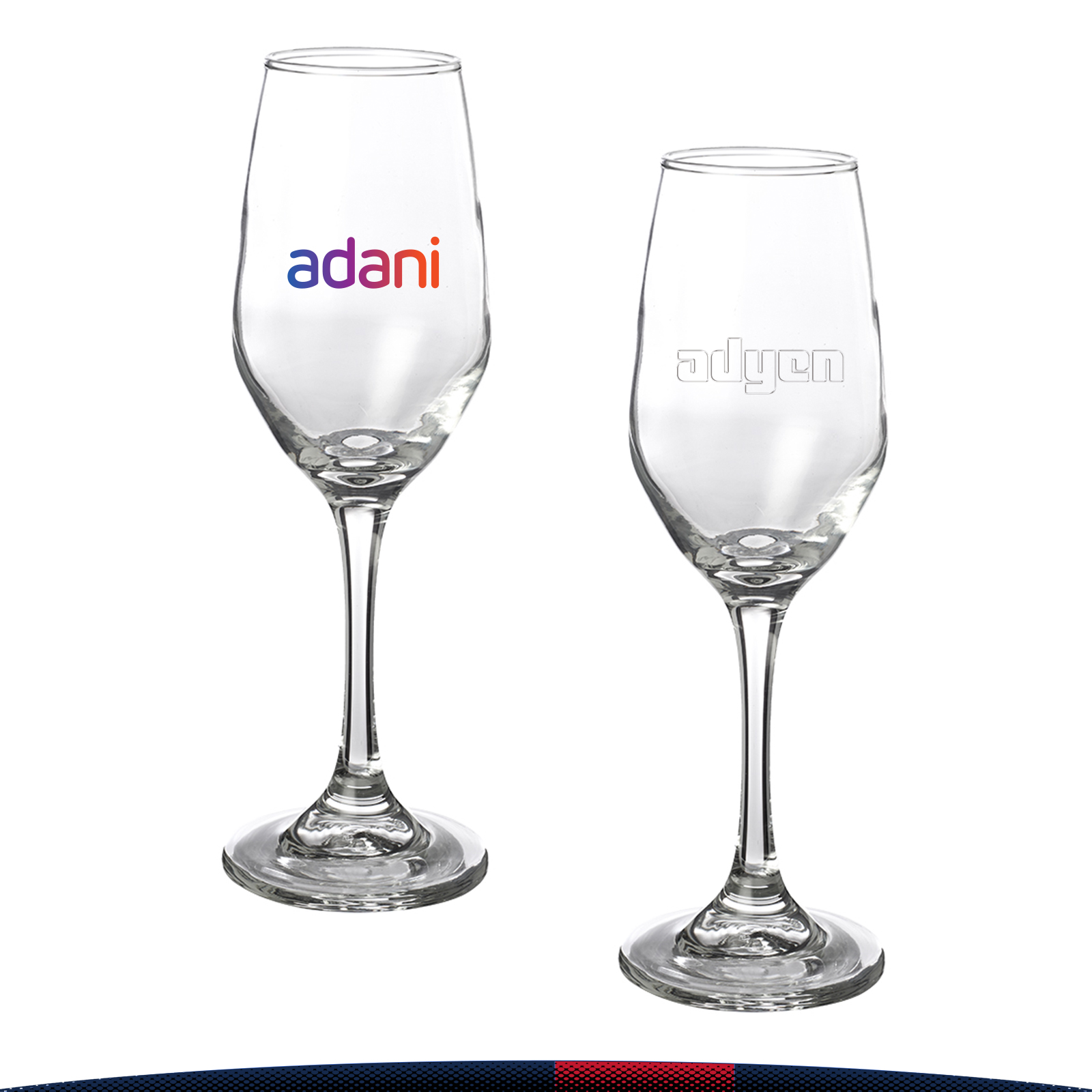 8 oz. Crystal Wine Glasses 4
