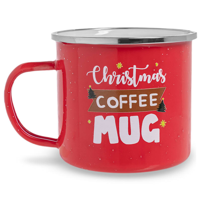 16 Oz Custom Campfire Metal Mug 23