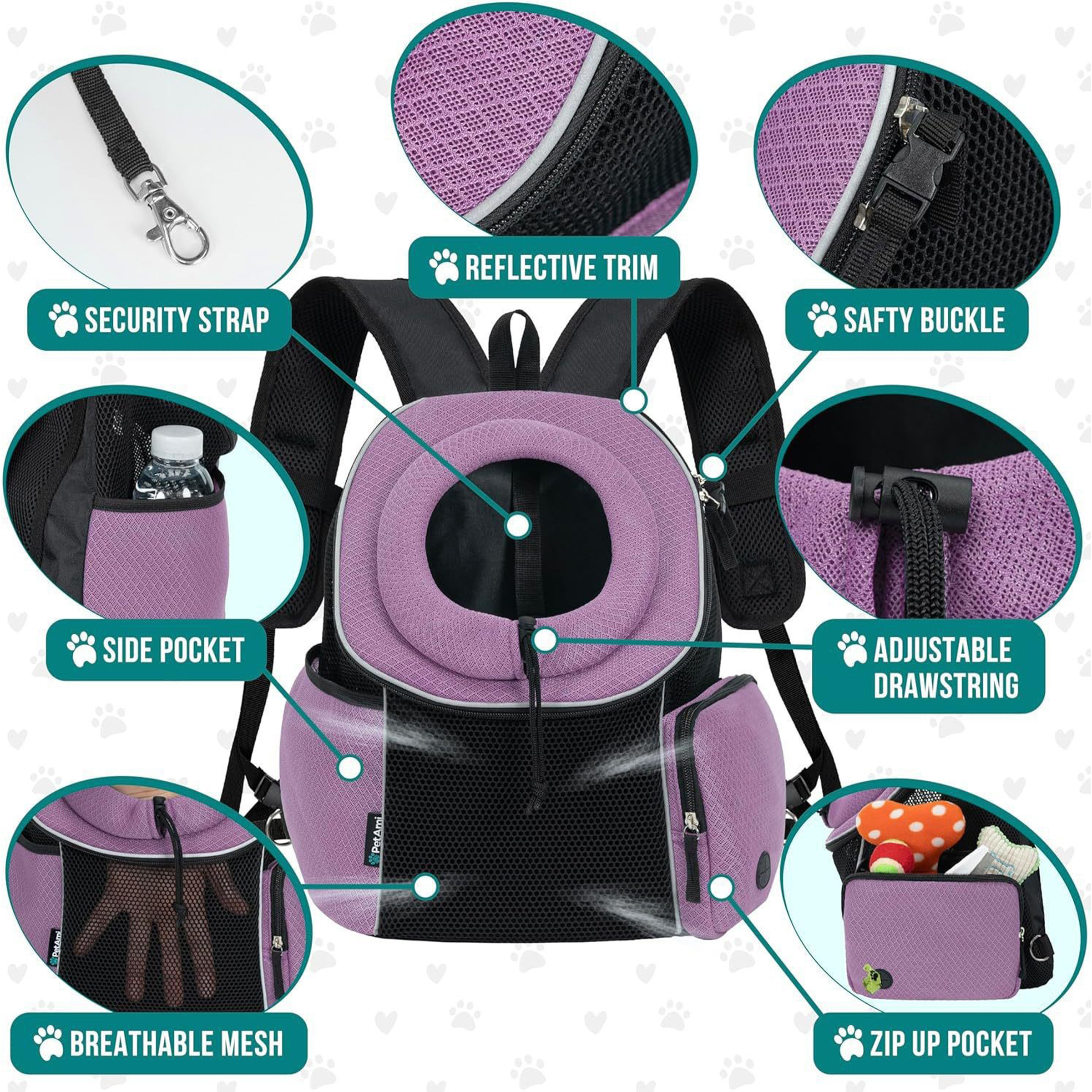 Oxford Can Expose Backpack Pet Bag 2