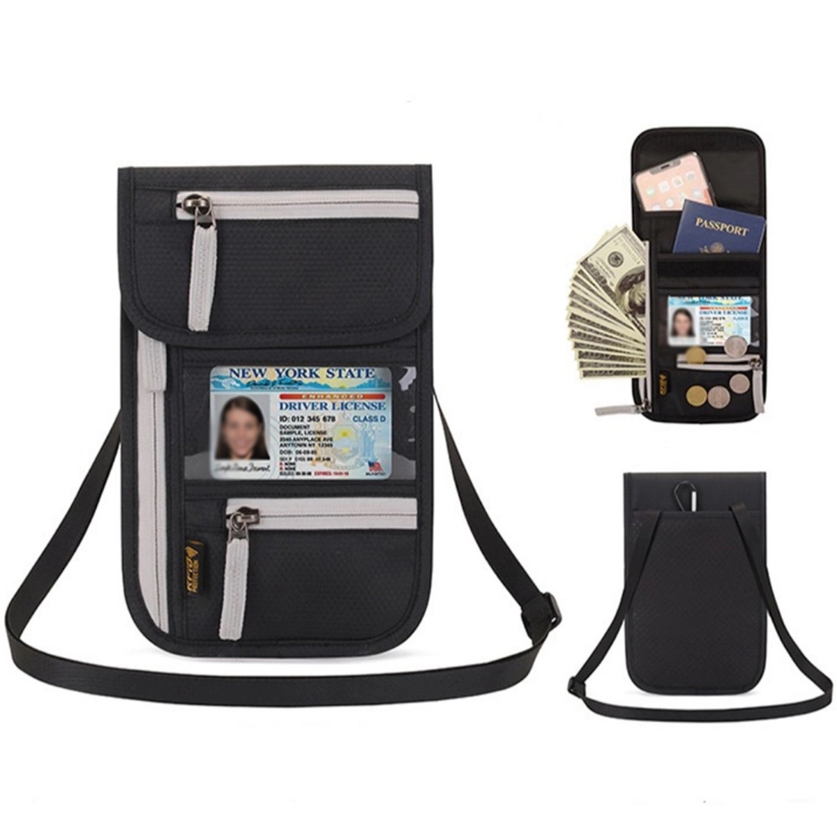 Passport Holder Neck Pouch 1