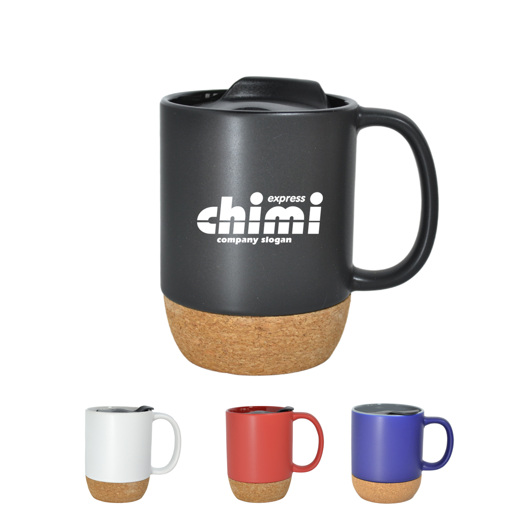 13 Oz Coffee Mug Cup with Insulated Cork Bottom 2