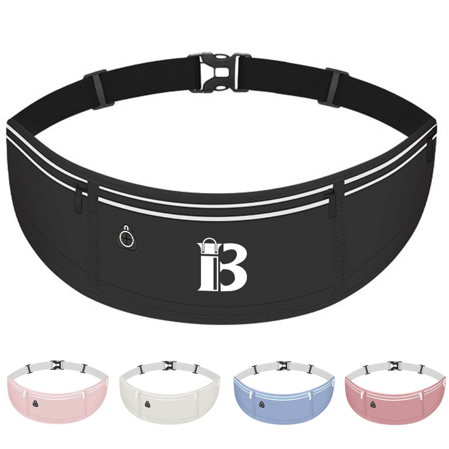 Breathable Waterproof Sports Waist Bag w/ Reflective Strip 1
