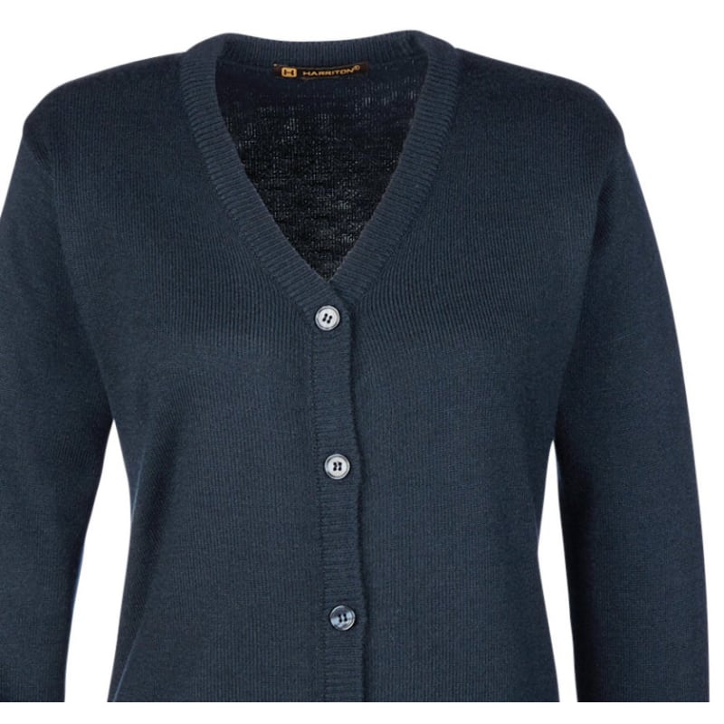 Harriton Ladies' Pilbloc™ V-Neck Button Cardigan Sweater 21