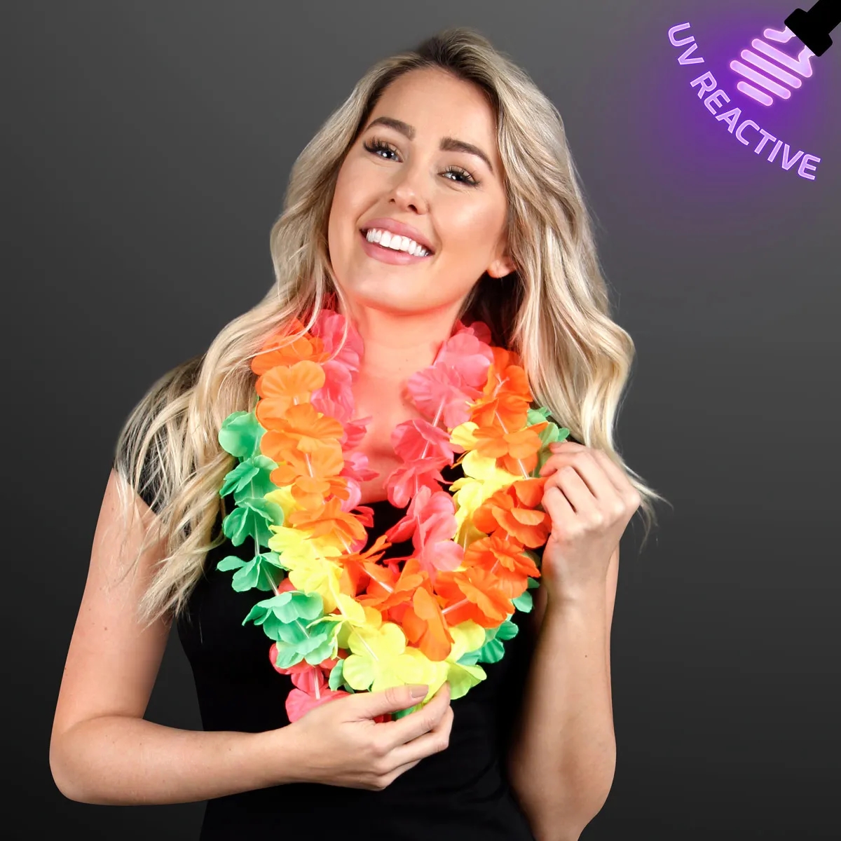 Flower Lei Necklace (Non-Light Up) 18