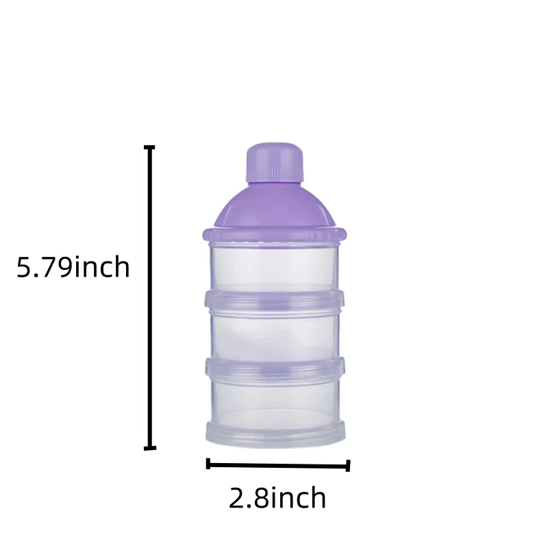 3 Layers Baby Milk Powder Formula Dispenser 2