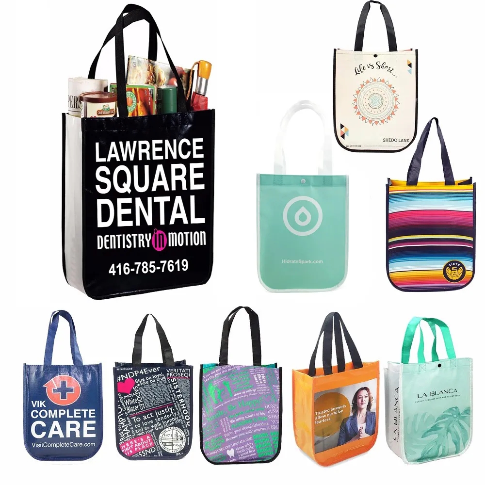 Small Laminated Non-Woven Tote Bag 2