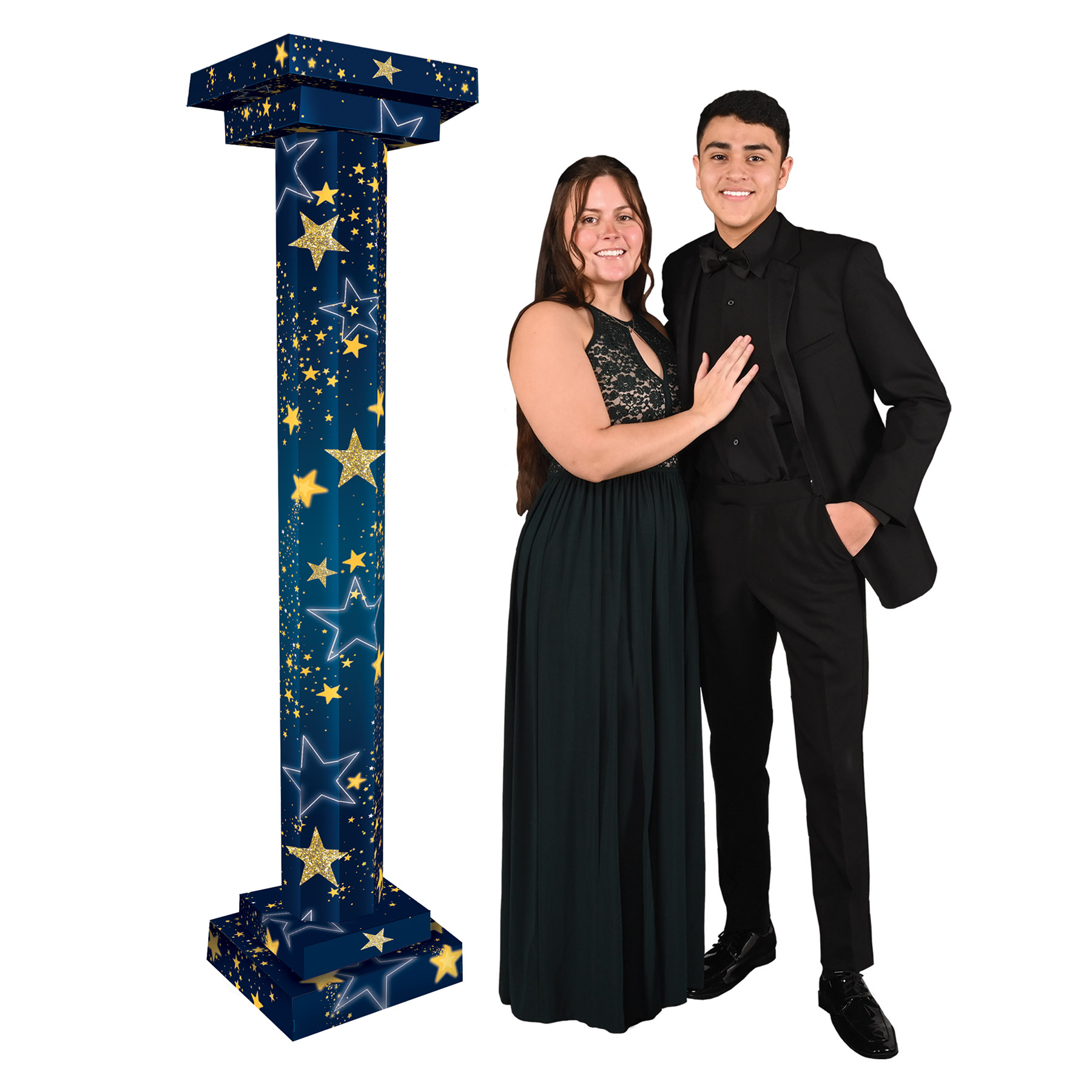 Starry Night 3-D Tall Column Props 3