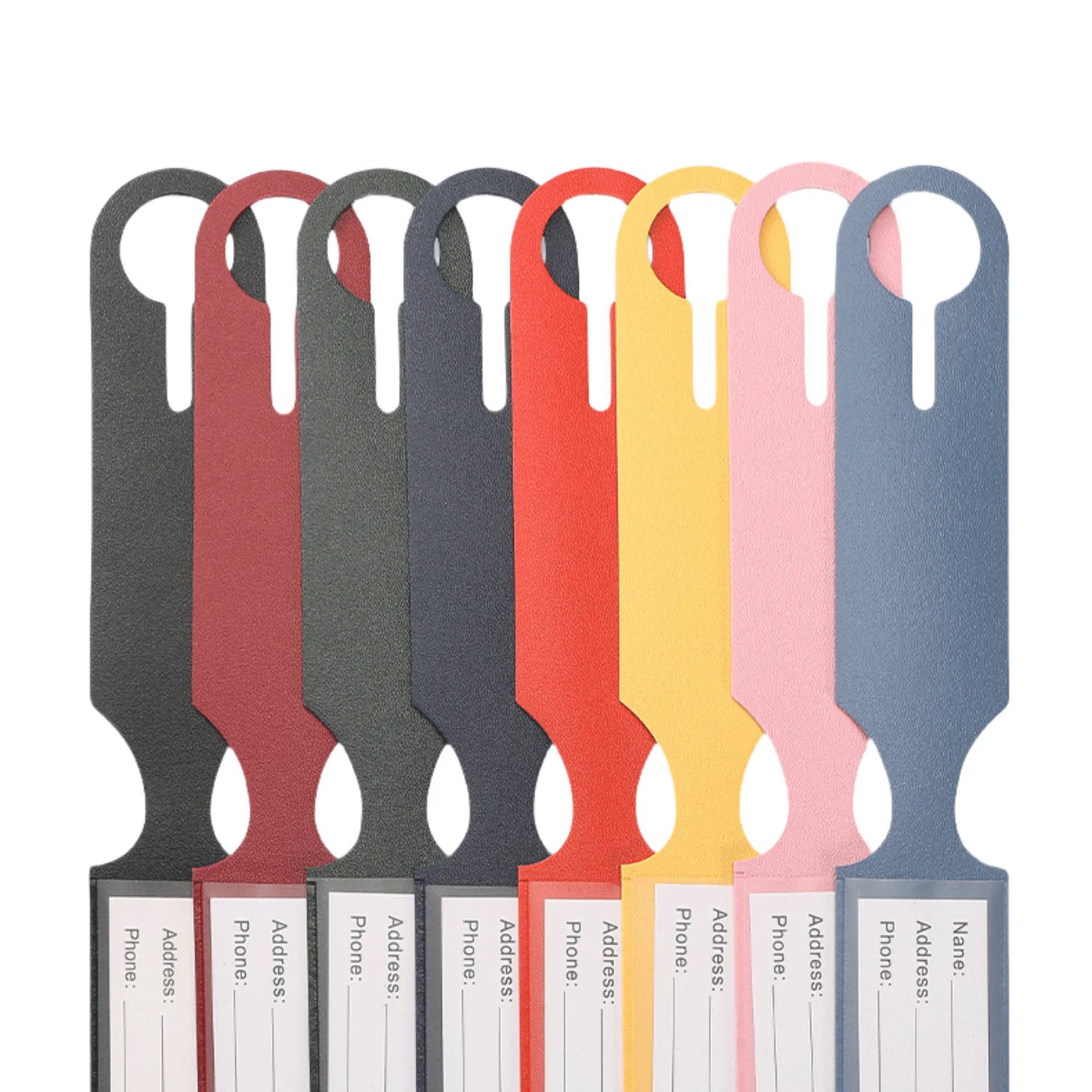 Customizable PU Luggage Identification Tag 2