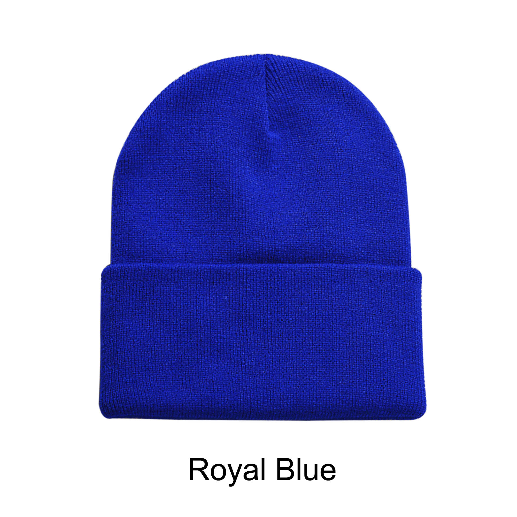 12" High Acrylic Beanie Knit Cap 3