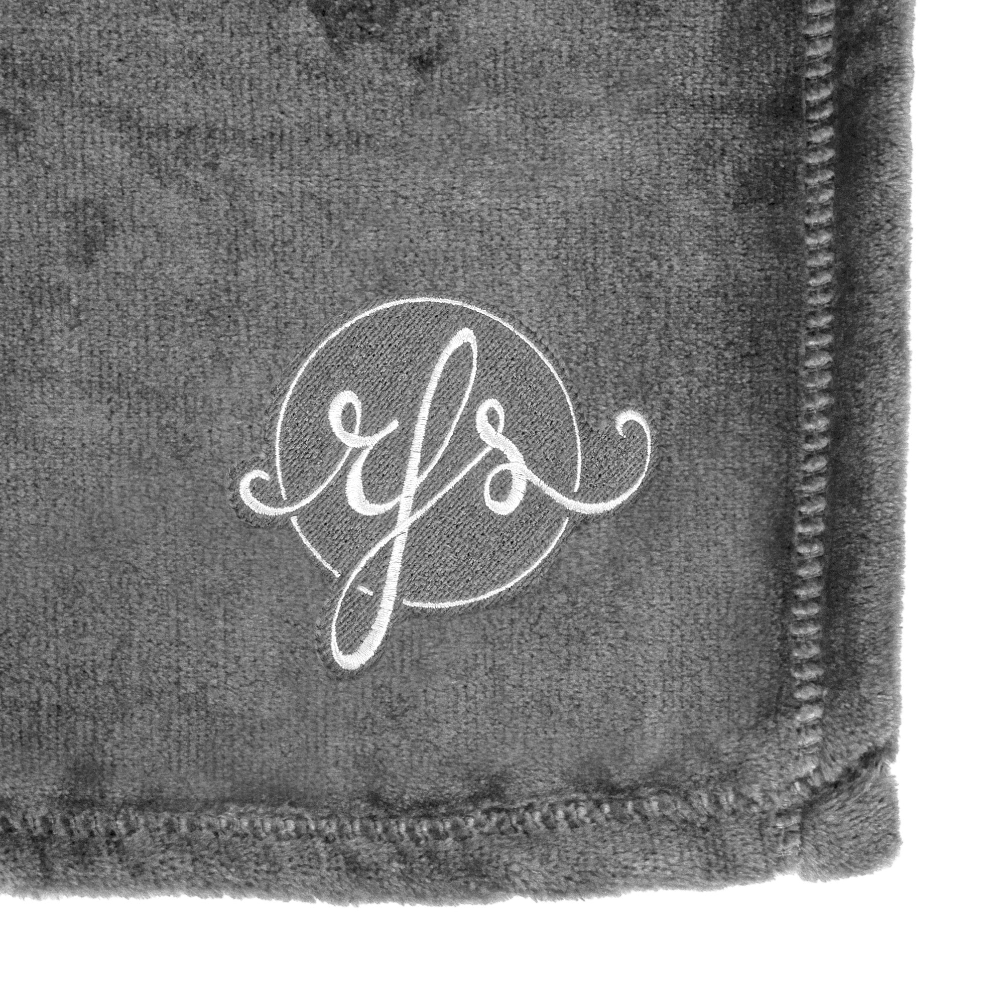 300g Mink Touch Embroidered Luxury Blanket 50" x 60" 6