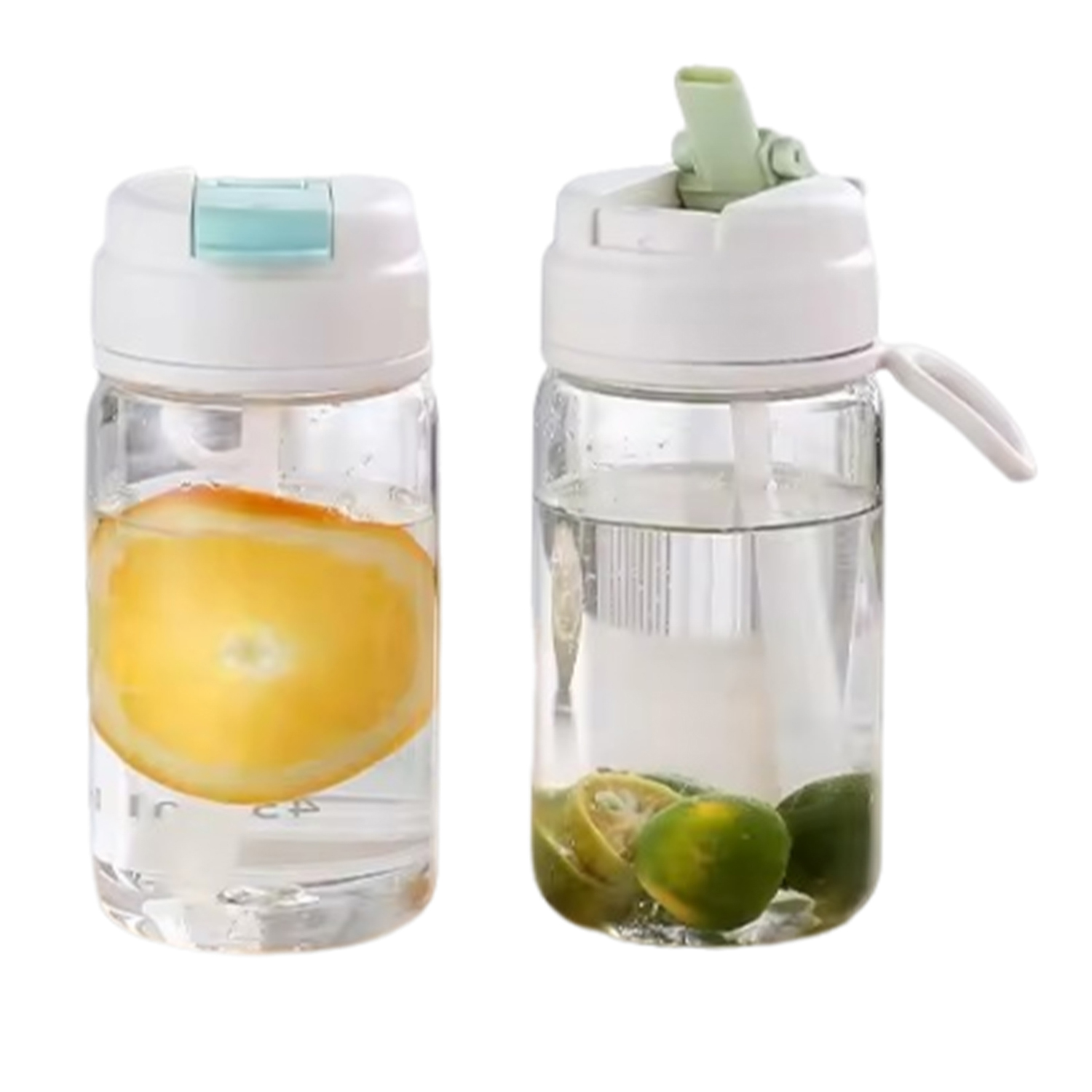 Plastic Camping Water Bottle With Flip Straw 6